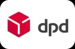 DPD parcel delivery service logo featuring a red stylized cube next to 'dpd' text.