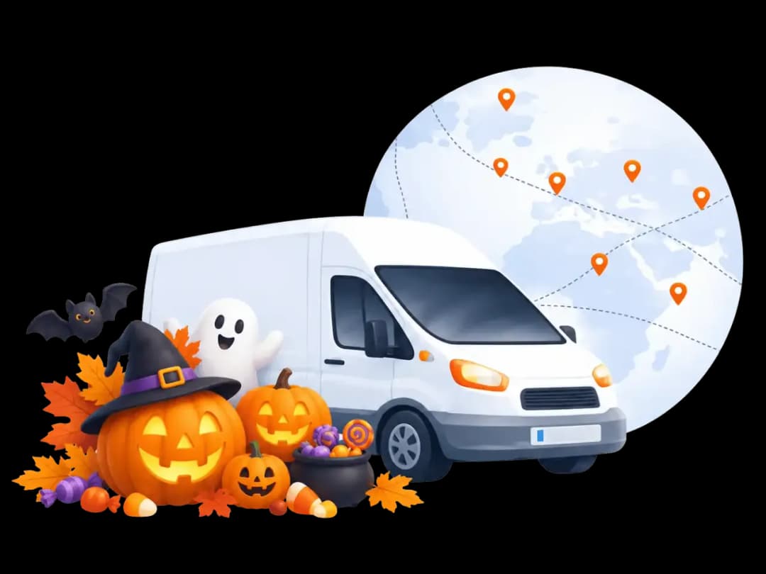 Halloween verzending