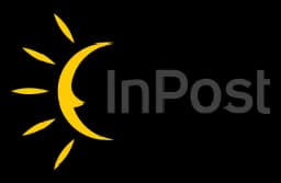 InPost logo featuring a stylized yellow sun icon next to the company name.