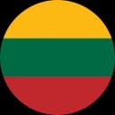Lithuanian flag showing horizontal yellow, green, and red stripes.