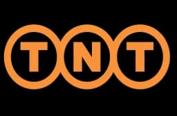 TNT logo with three interlocking orange circles on a white background.