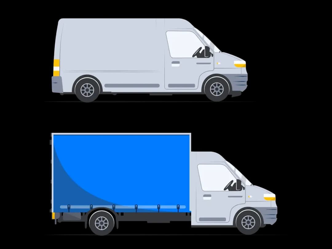 Ladekapazität des Transporters