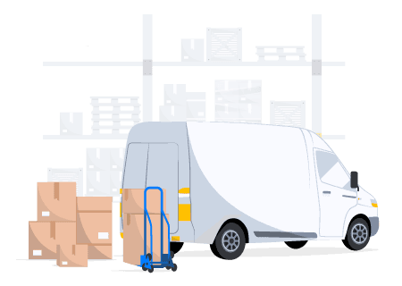 livraison par camionnette