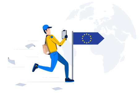 servizi corriere in Europa