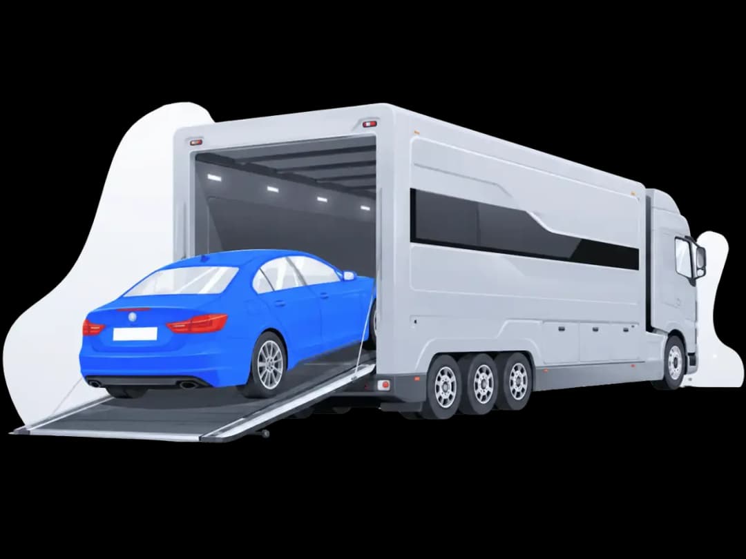 Enclosed car transport