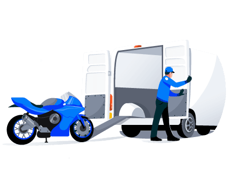 transporte de motos de inglaterra