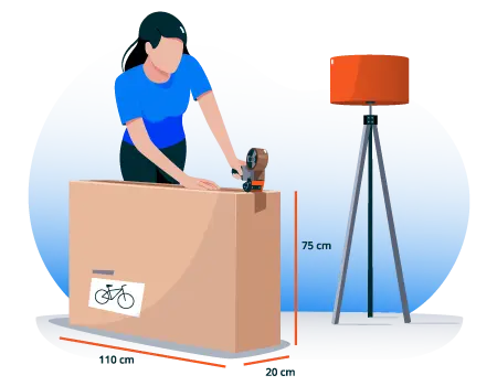 fahrrad im karton versenden