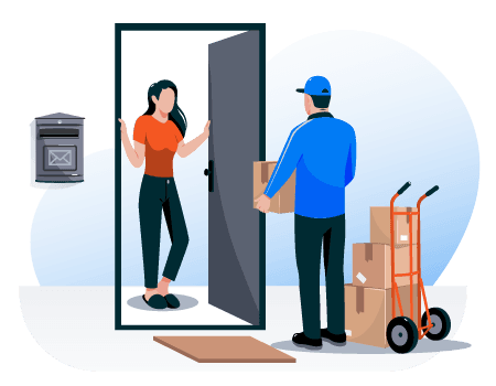 dostava od vrat do vrat na Japonsko