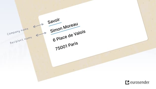 french company address