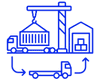 Unloading coordination and empty container return
