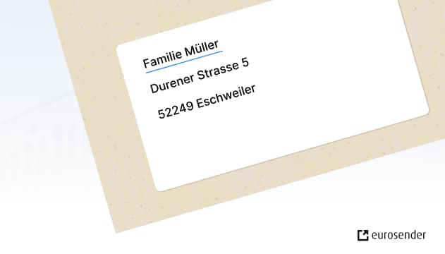 Germany Address Label Guide How to Write a German Address – Shipping Tips - Eurosender