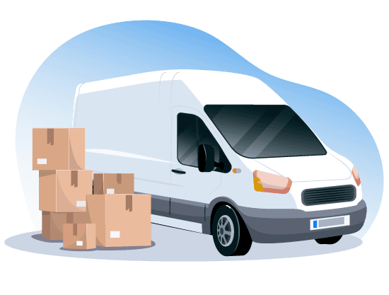 Transporter-Lieferservice